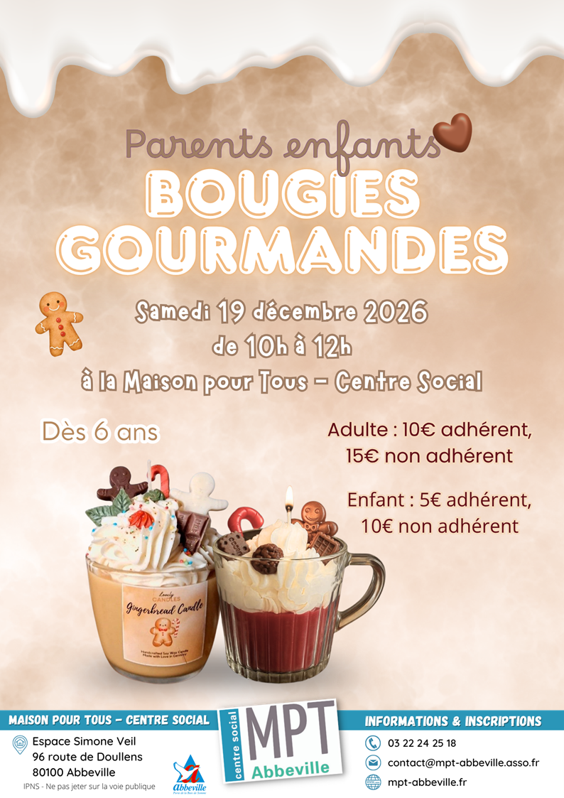 Bougies gourmandes