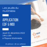 Les jeudis du multimédia : l'application EDF & moi