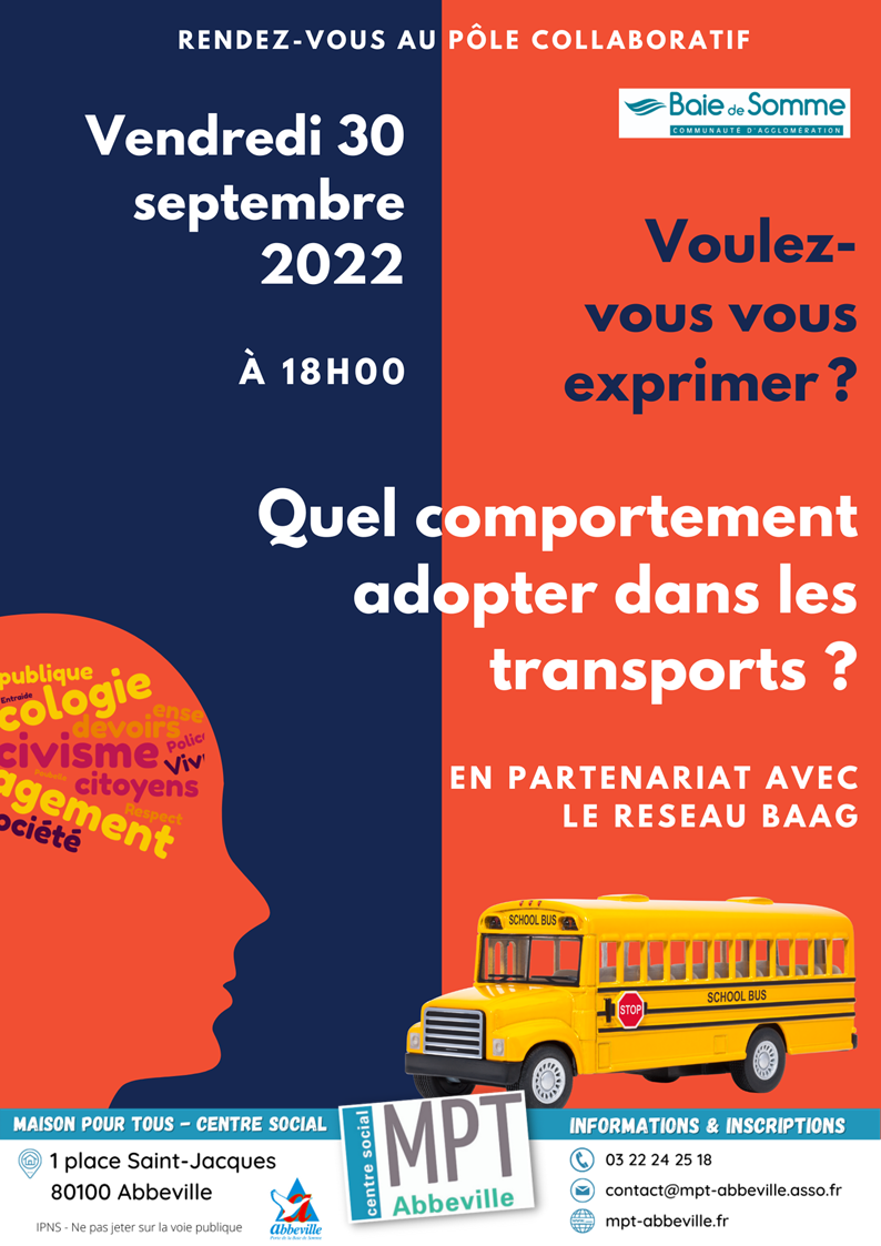 Quel comportement adopter dans les transports ? (BAAG)