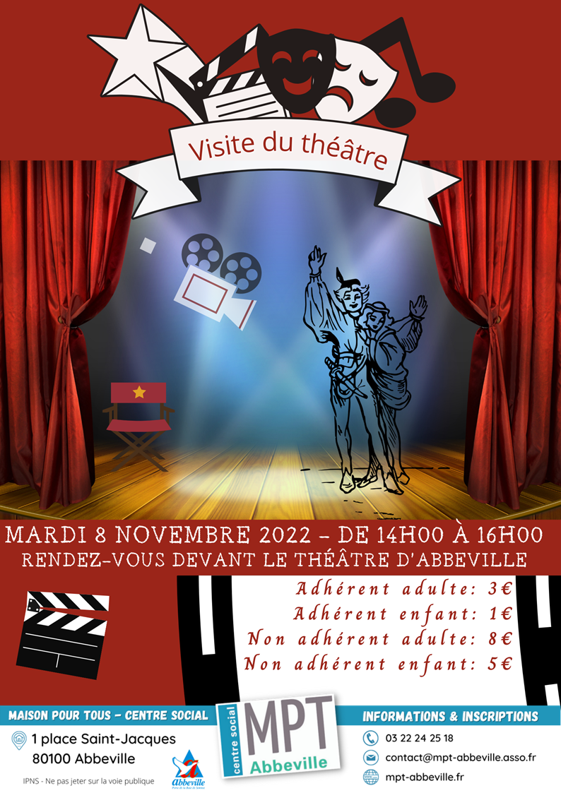 Visite du théâtre d'Abbeville