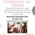 Initiation au tissage