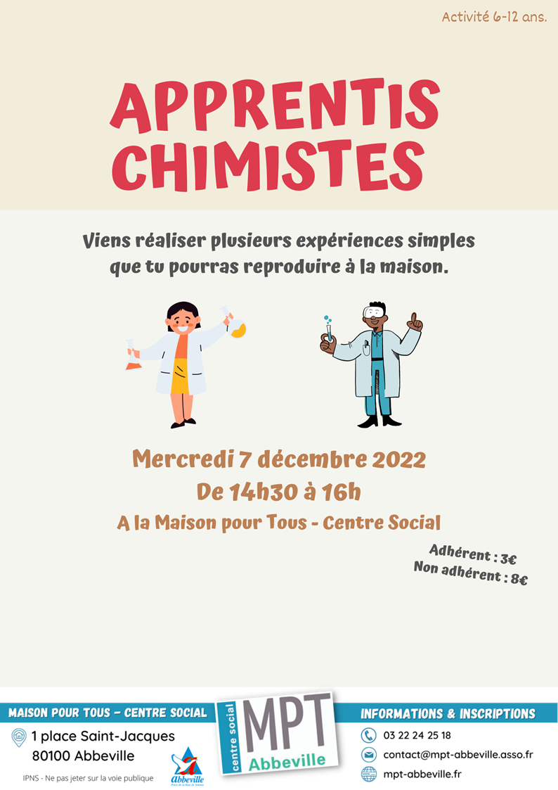 Apprentis chimistes