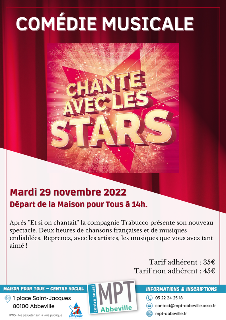 Comédie musicale "Chante avec les stars"