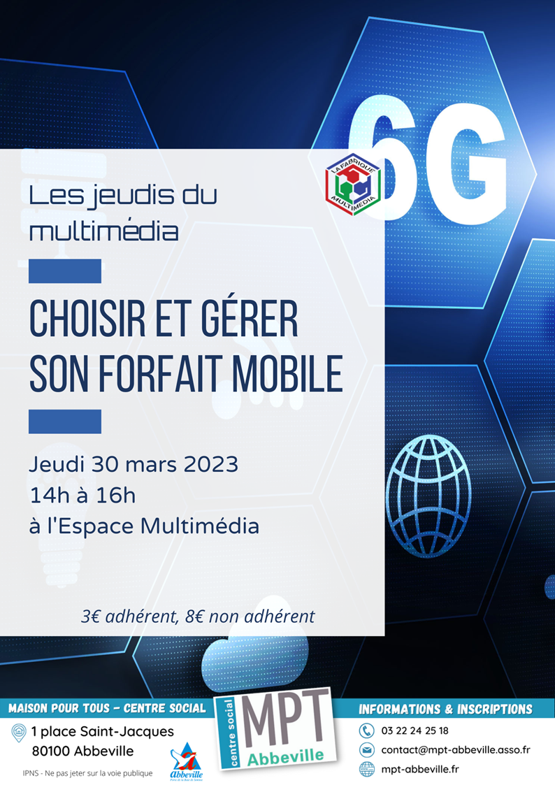 Les jeudis du multimédia : choisir et gérer son forfait mobile