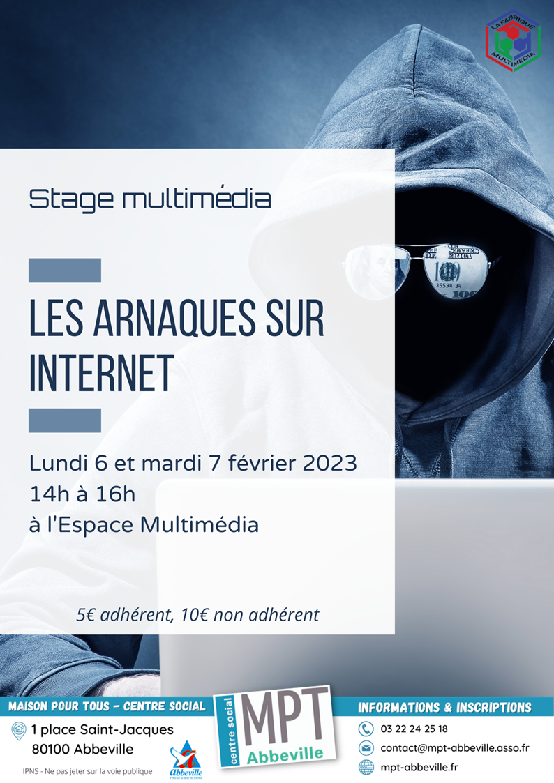 Stages : Les Arnaques Sur Internet - Maison Pour Tous - Centre Social ...