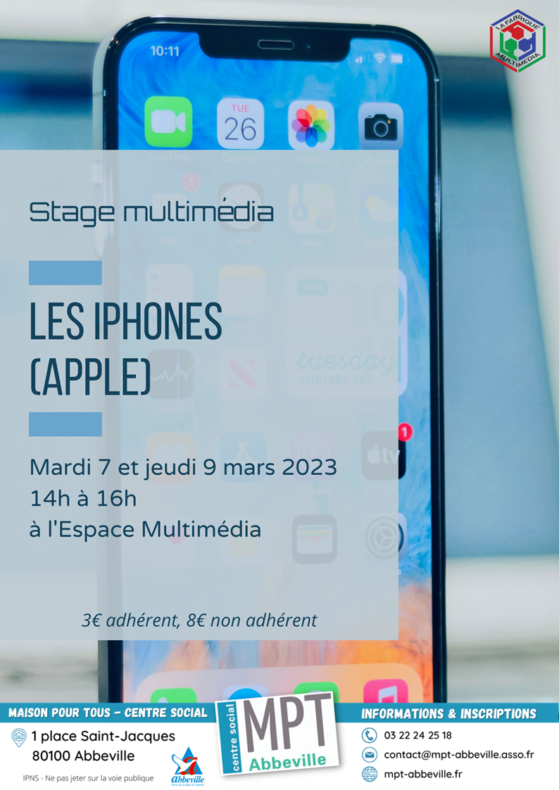 Stages : les Iphones (Apple)
