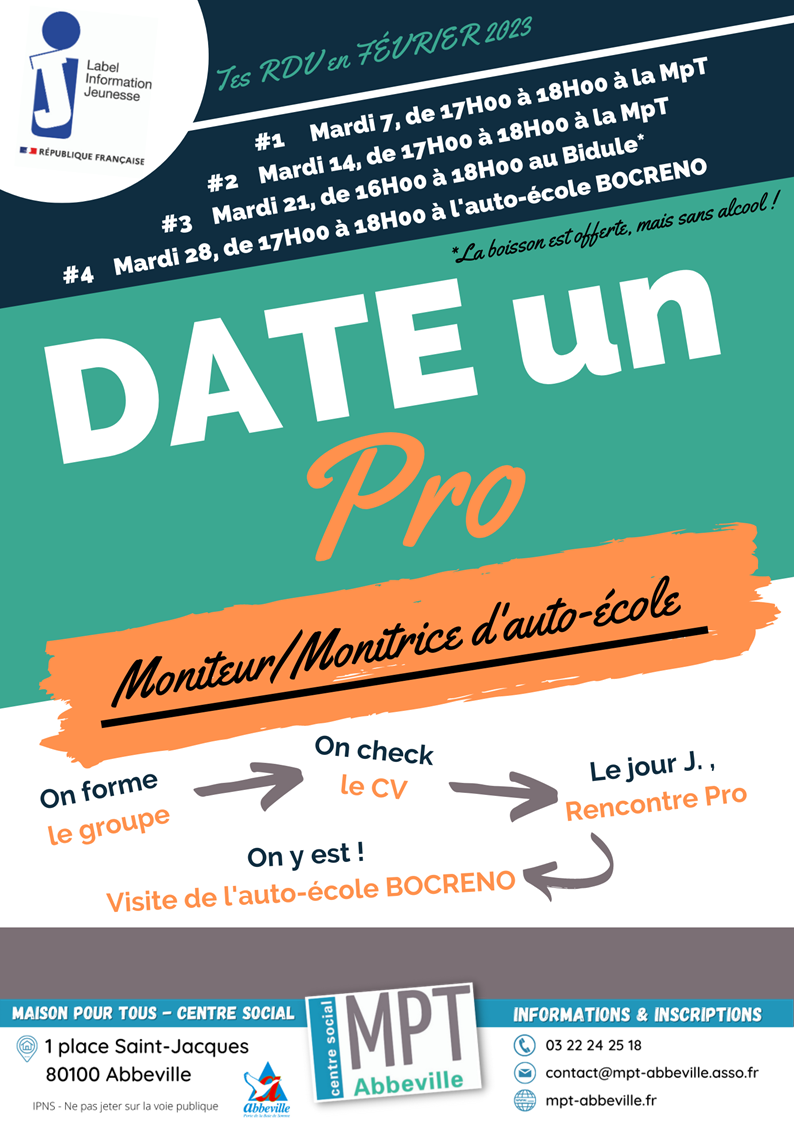 Date un pro : moniteur d'auto-école