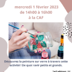 Initiation à la décoration sur verre