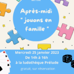 Après-midi "jouons en famille"