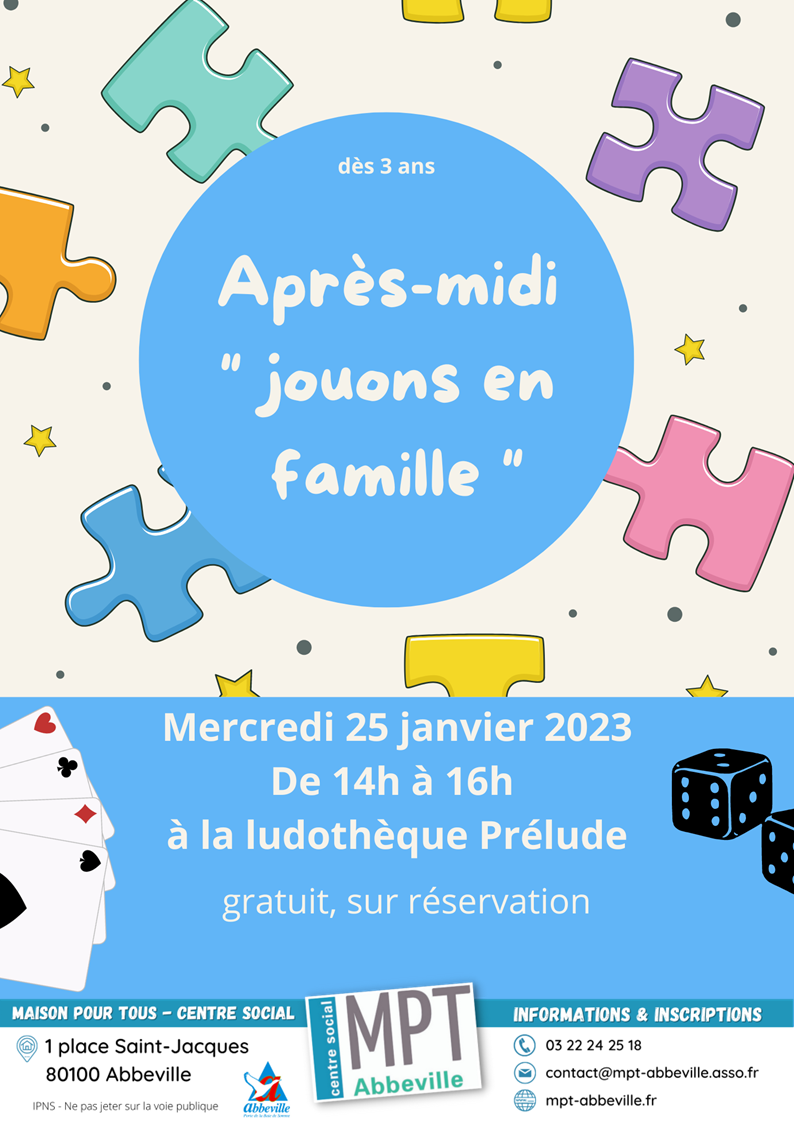 Après-midi "jouons en famille"