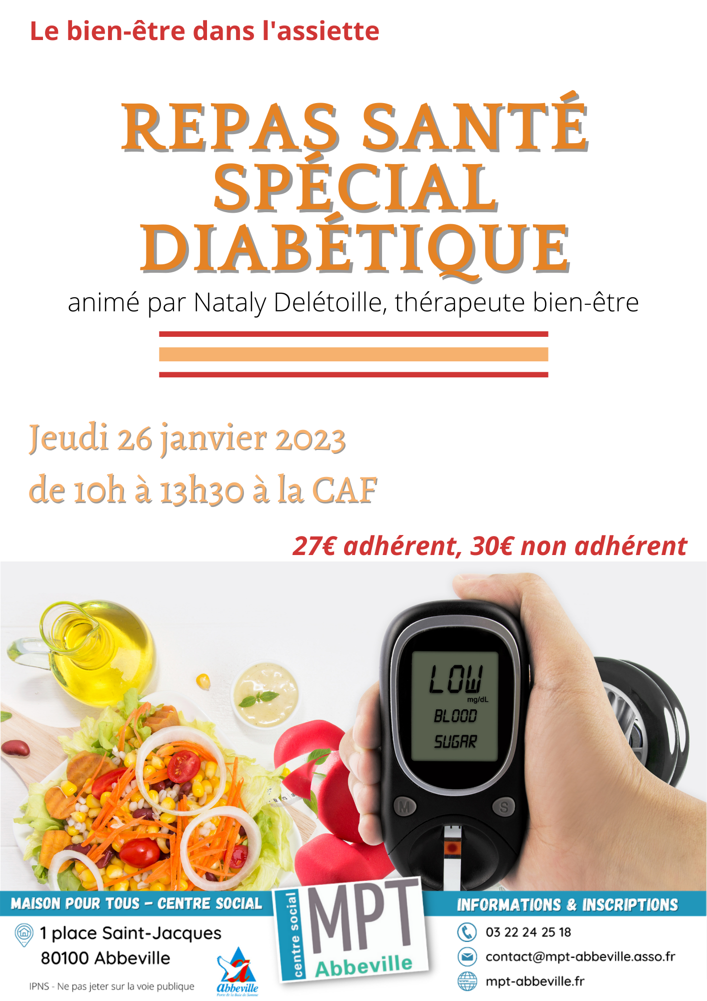 Le bien-être dans l'assiette : repas santé spécial diabétique