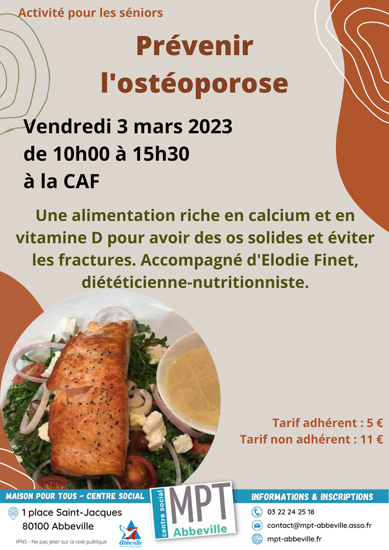 Vivons retraite : prévenir l'ostéoporose