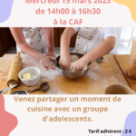 Vivons retraite : goûter intergénérationnel