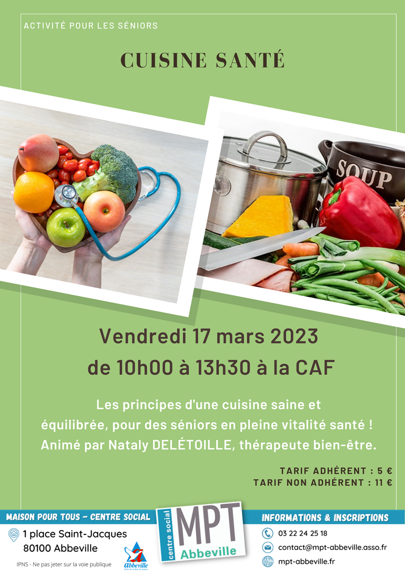 Vivons retraite : cuisine santé