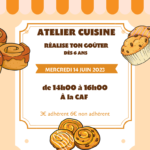 Atelier cuisine : réalise ton goûter