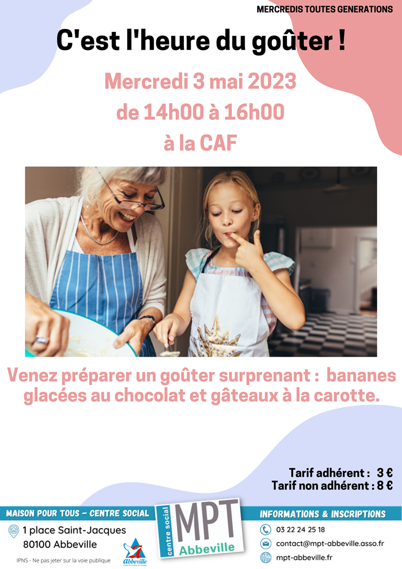 C'est l'heure du goûter !
