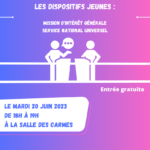 Débat citoyen : les dispositifs jeunes MIG, SNU...