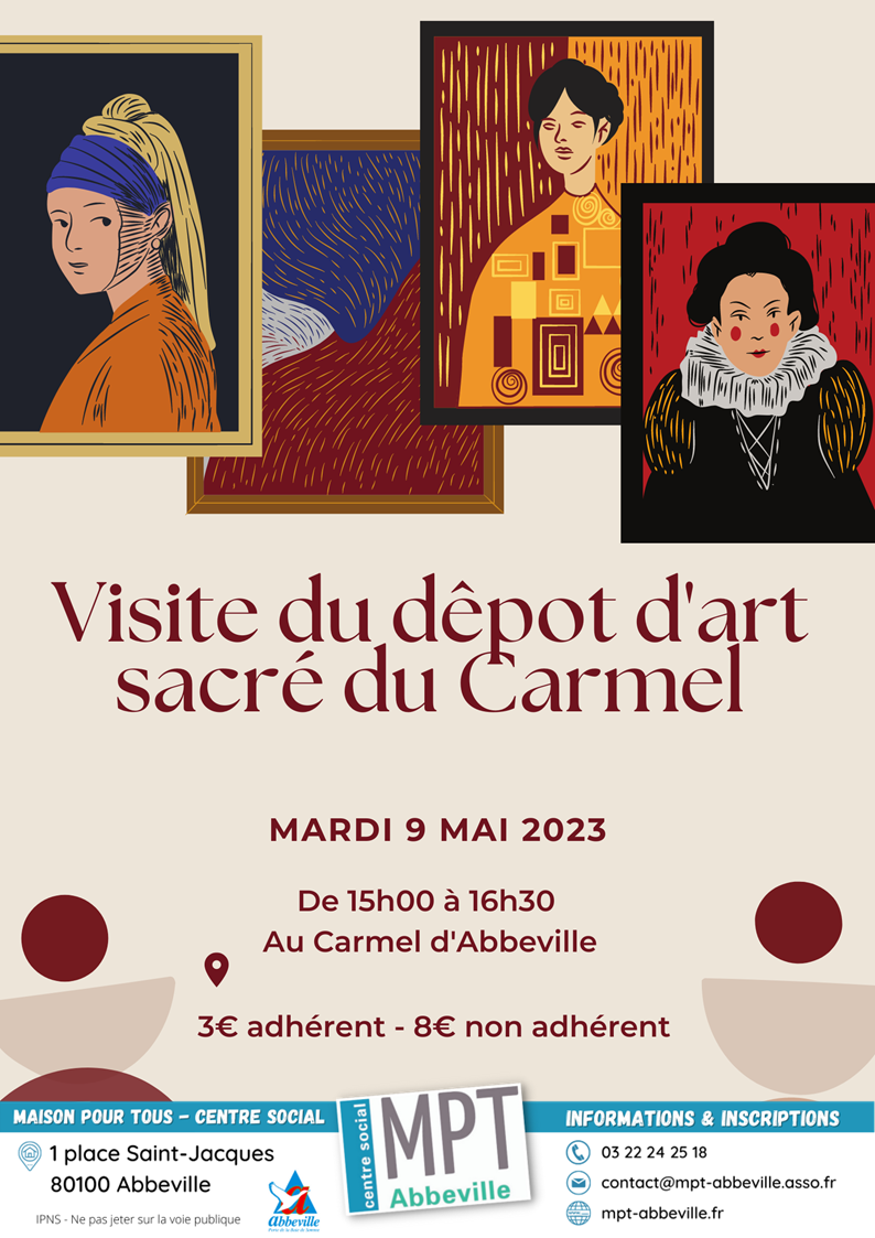 Visite du dépôt d'art sacré du Carmel