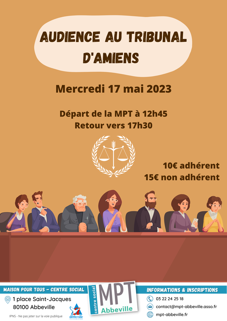 Audience au tribunal d'Amiens