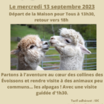 Ferme découverte : les alpagas d'Évoissons