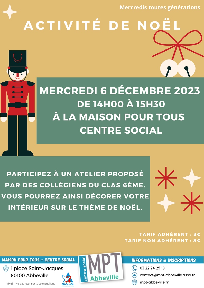 Activité de Noël