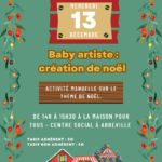 Baby artiste : création de Noël