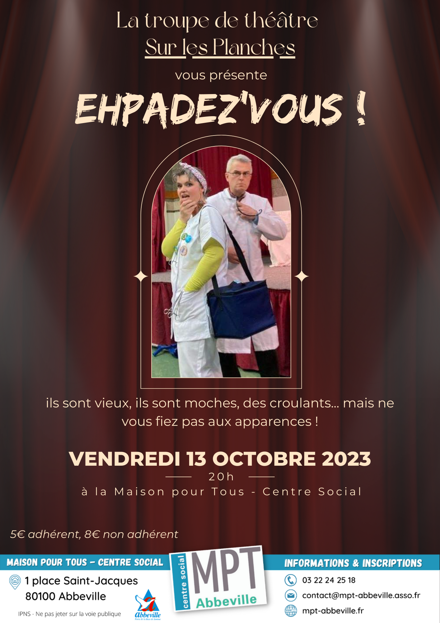 Théâtre : "Ehpadez'vous !"