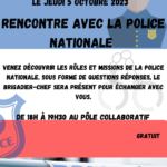 Rencontre avec la Police Nationale