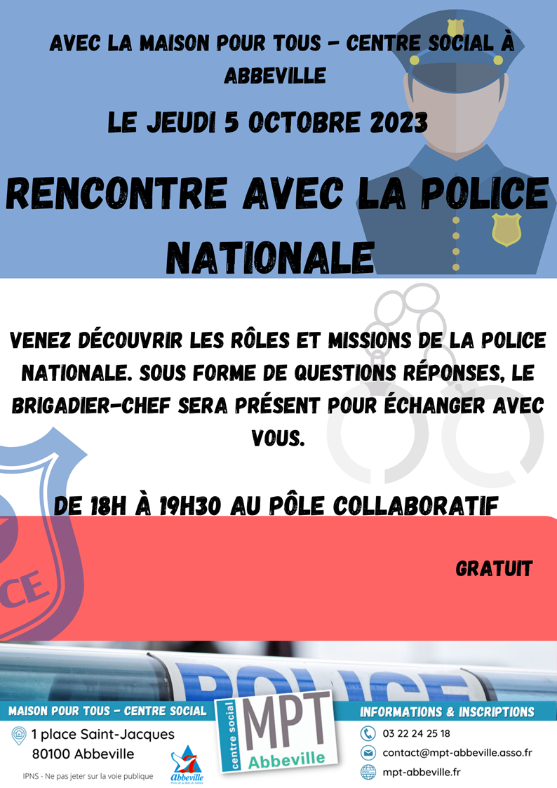 Rencontre avec la Police Nationale