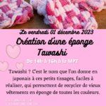 Création d'une éponge Tawashi