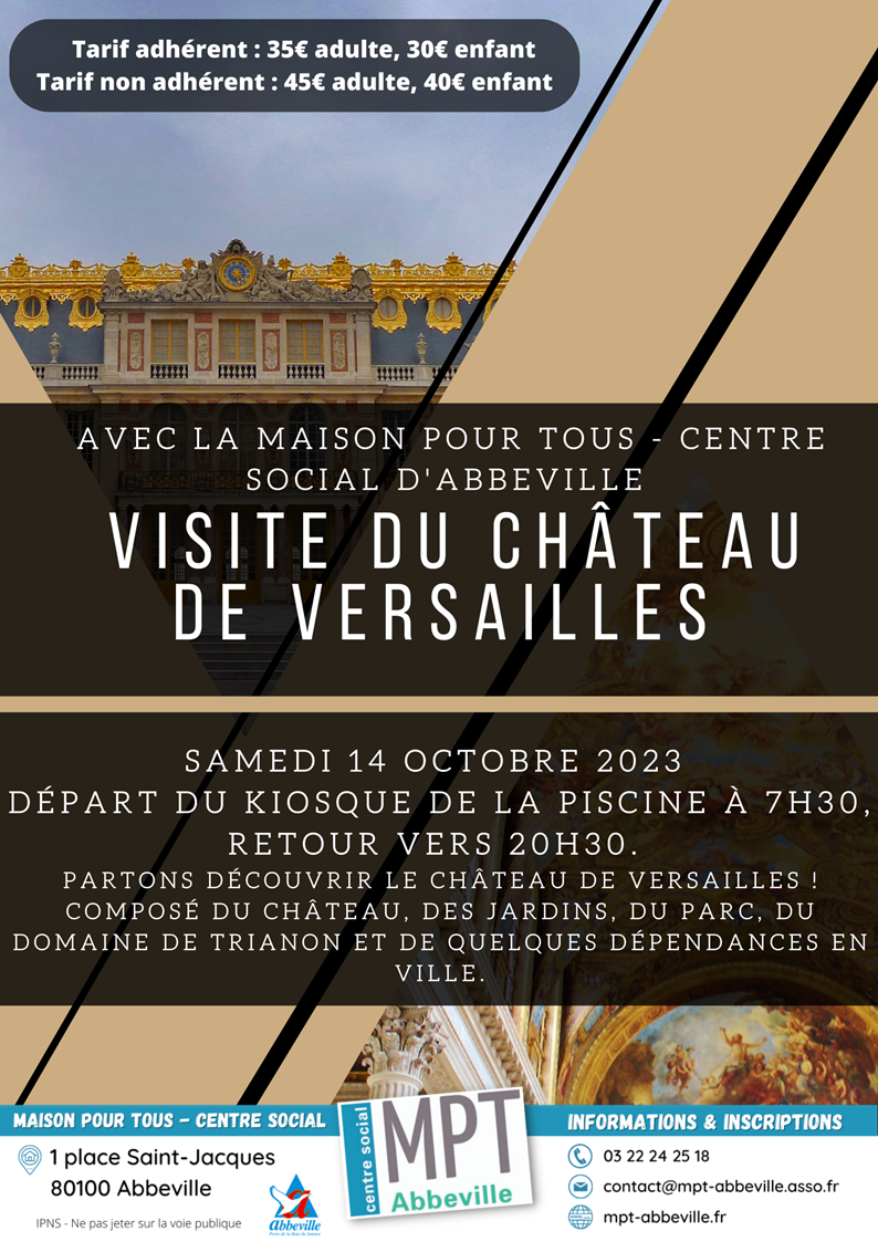 Visite du château de Versailles