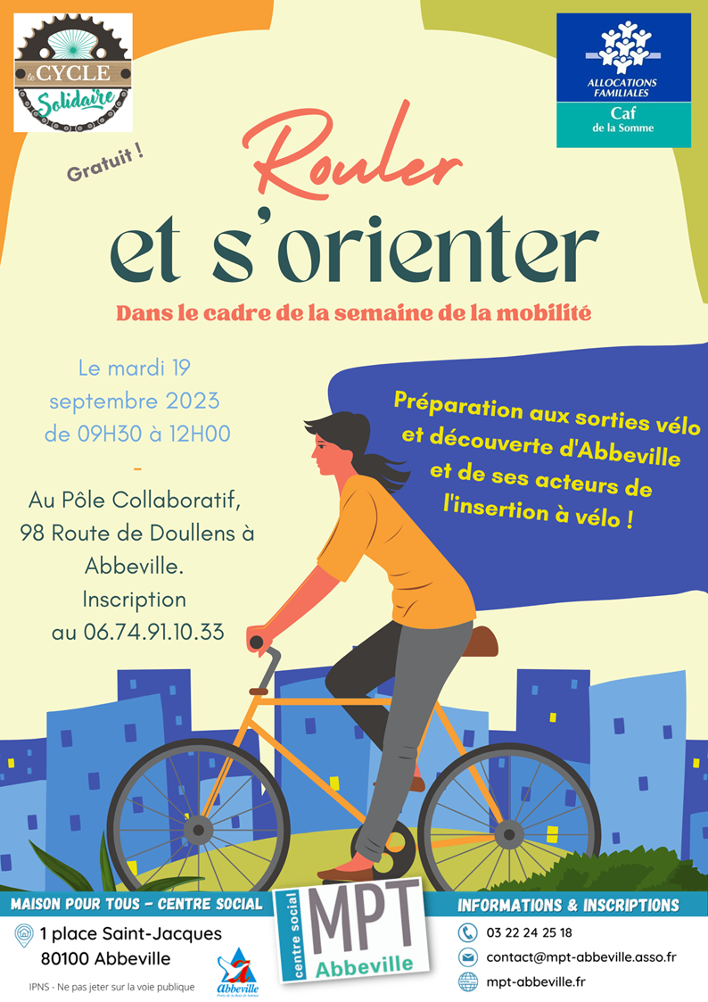 Le Cycle Solidaire : rouler et s'orienter
