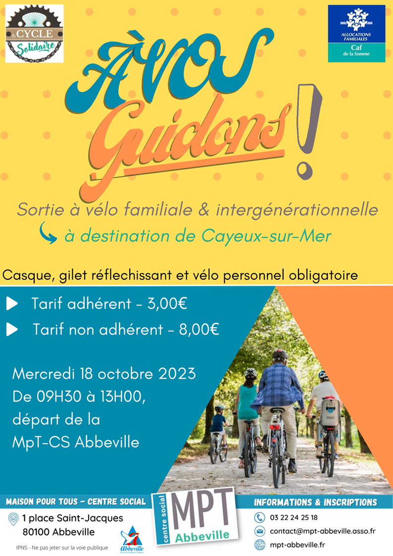 Le Cycle Solidaire : à vos guidons !