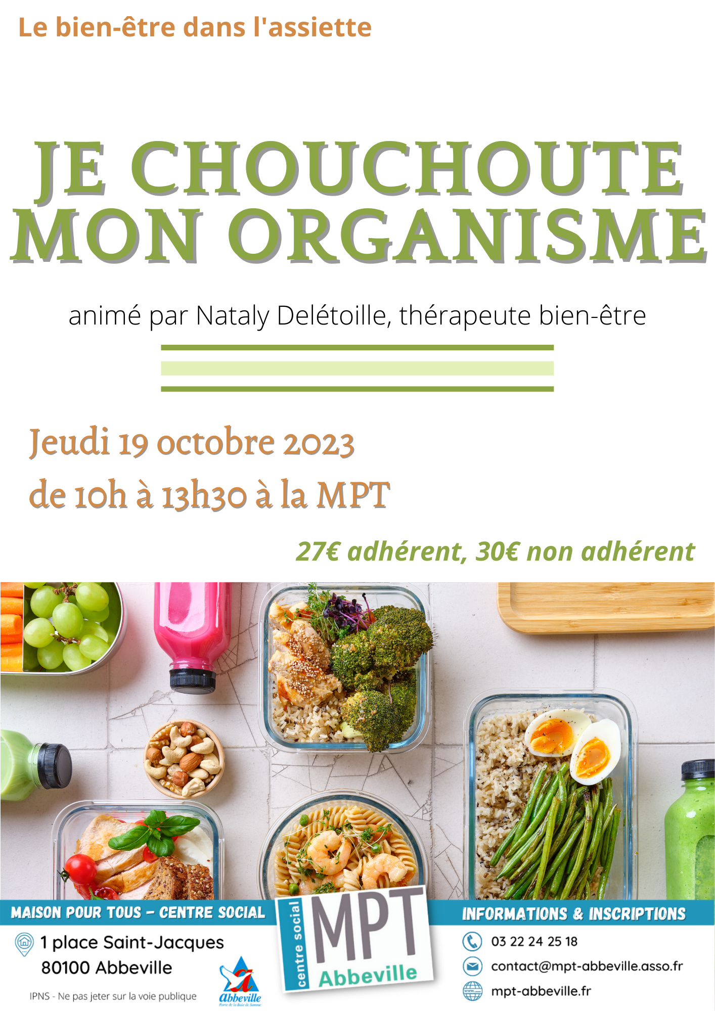 le bien-être dans l'assiette : je chouchoute mon organisme
