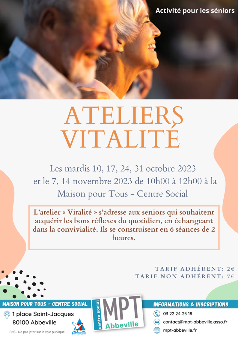 Atelier vitalité