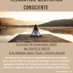 Vivons retraite : relaxation-méditation consciente