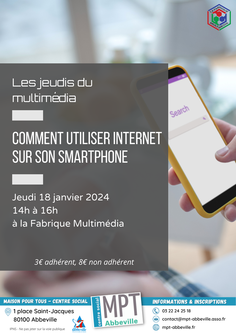 Les jeudis du multimédia : comment utiliser Internet sur son smartphone