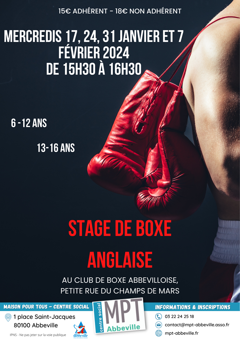 Stage de boxe anglaise