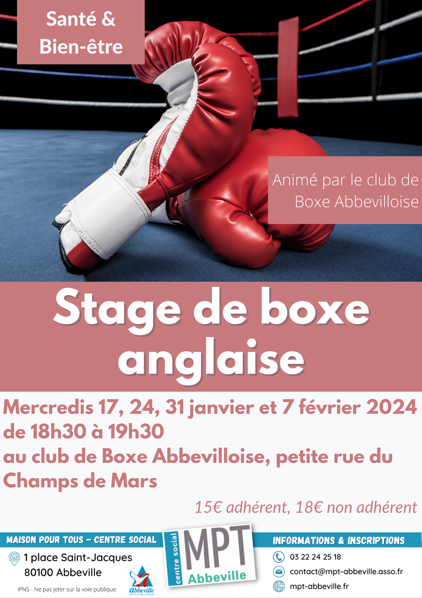 Stage de boxe anglaise