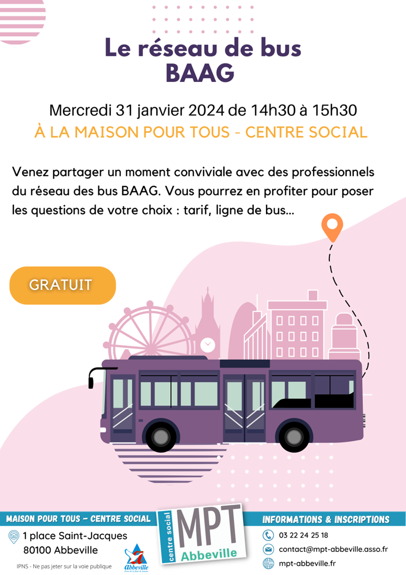 Le réseau de bus BAAG