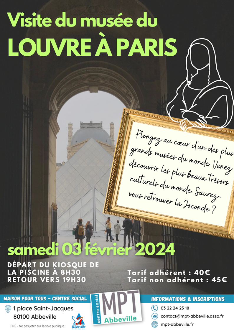 Visite du musée du Louvre à Paris