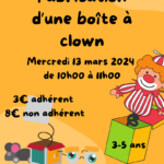 Fabrication d'une boîte à clown