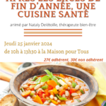 Le bien-être dans l'assiette : après les excès de fin d'année, une cuisine santé !