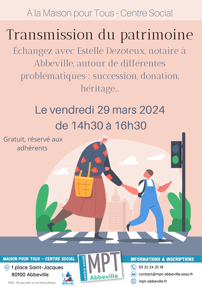 Vivons retraite : transmission du patrimoine