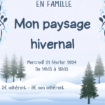 Après-midis ludiques en famille : mon paysage hivernal