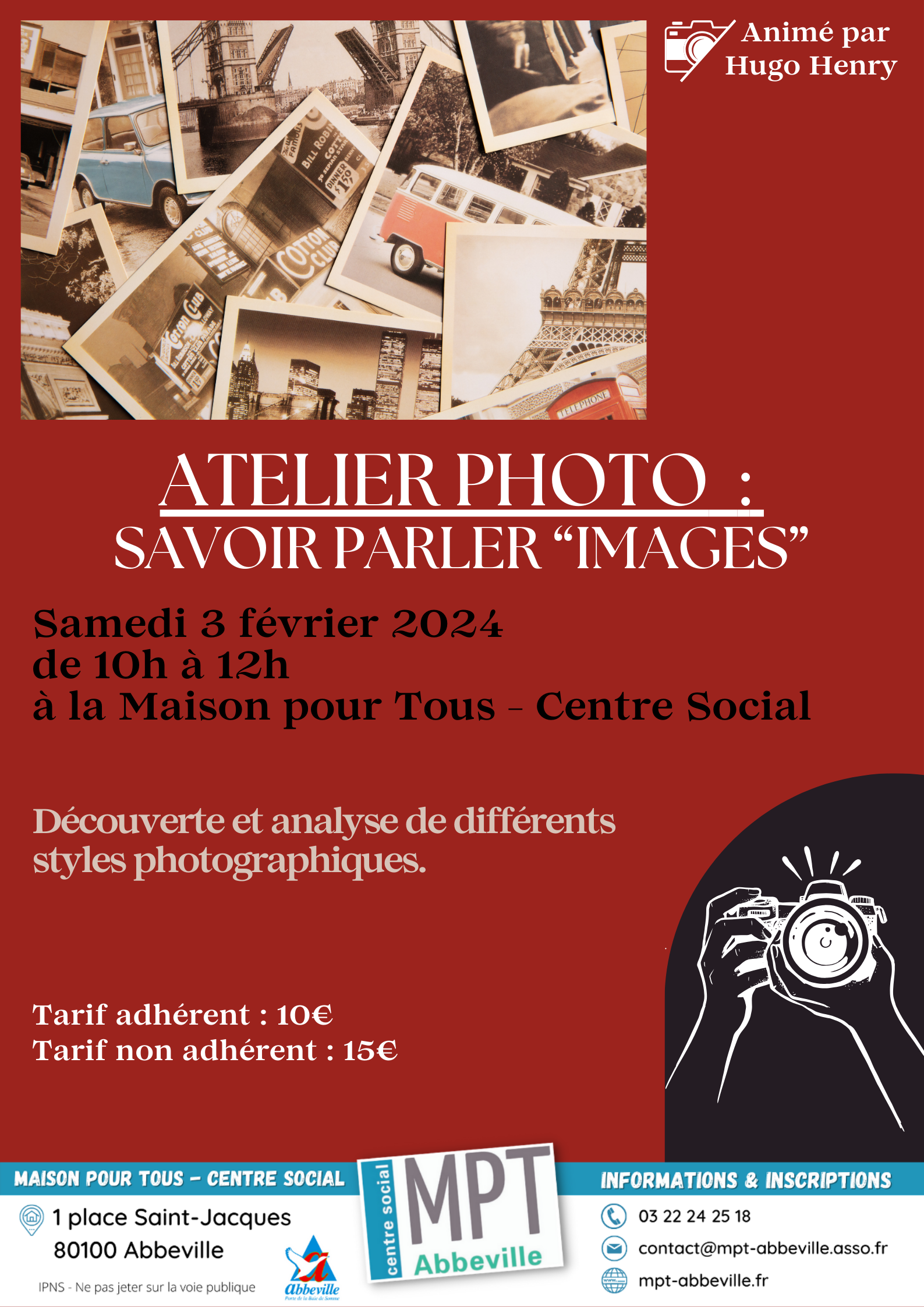 Atelier photo : savoir parler "images"