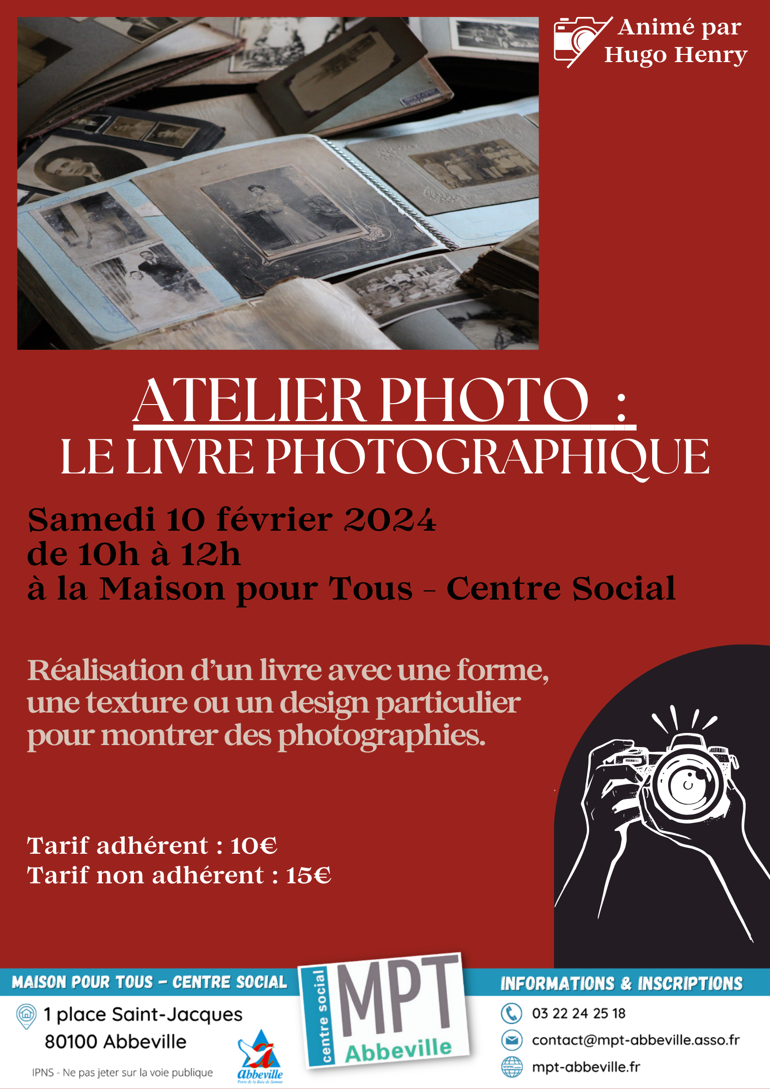 Atelier photo : le livre photographique