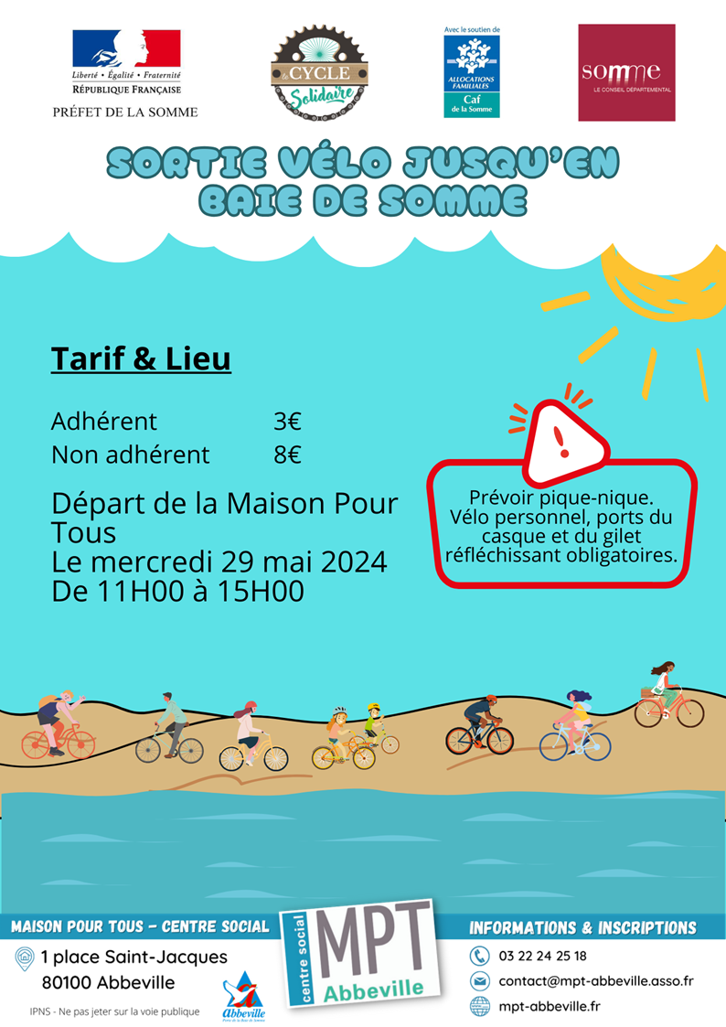 Sortie vélo jusqu'en Baie de Somme