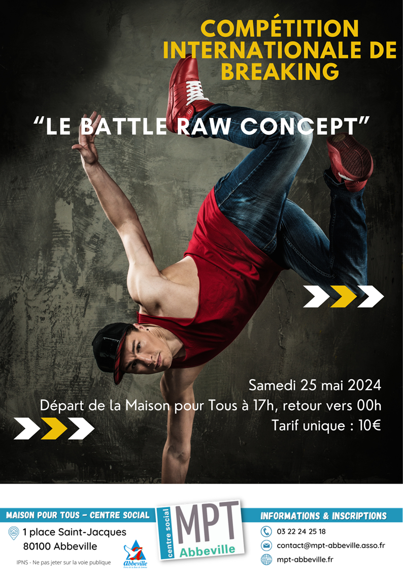 Compétition internationale de Braking : "Le battle Raw concept"