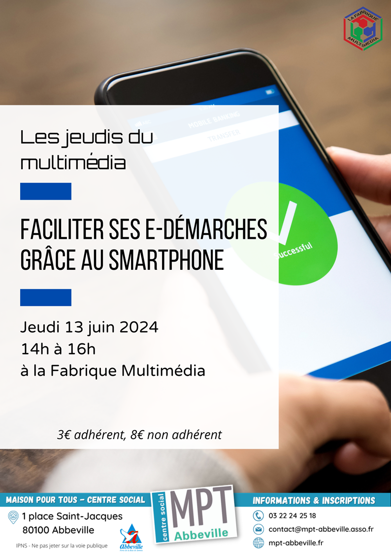 Les jeudis du multimédia : faciliter ses e-démarches grâce au smartphone (android)